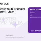 Monster Hunter Wilds Premium Edition Account - Clean