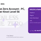 Zenless Zone Zero Account - PC, Europe, Inter-Knot Level 56