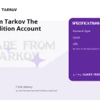 Escape from Tarkov The Unheard Edition Account