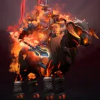 Dota 2 Items: Bugged Chaos Knight Set with Fire Gem