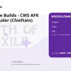 Path of Exile Builds - CWS AFK Build Marauder (Chieftain)