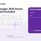 Football Manager 2024 Steam Account - Mail Included