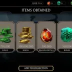 Mortal Kombat Mobile iOS Account: 500,000 Dragon Crystals, 750k Souls