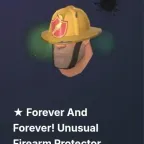 Unusual Soldier Hat Fireman's Protector Rare Effect - Team Fortress 2