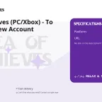 Sea of Thieves (PC/Xbox) - To Account/New Account