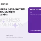 NTE Accounts: 55 Rank, Daffodil C4, Chiz A5 R4, Multiple Rainbows & Skins