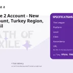 Path of Exile 2 Account - New Steam Account, Turkey Region, Native Email