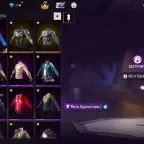 Free Fire Accounts - Level 75 Elite Master Account