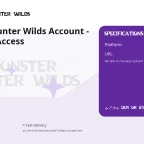 Monster Hunter Wilds Account - Xbox, Full Access