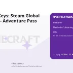 Minecraft Keys: Steam Global Digital Key - Adventure Pass Add-on