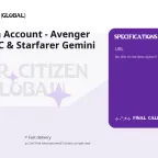 Star Citizen Account - Avenger Titan, Hull C & Starfarer Gemini