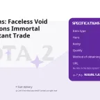 Dota 2 Items: Faceless Void Mace of Aeons Immortal Outfit - Instant Trade