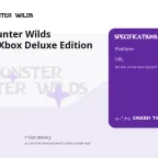 Monster Hunter Wilds Accounts - Xbox Deluxe Edition