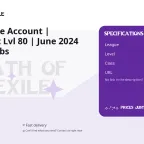 Path of Exile Account | Hierophant Lvl 80 | June 2024 Reg