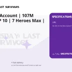 Doomsday Account | 107M Power | VIP 10 | 7 Heroes Max | Full T5