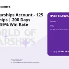 World of Warships Account - 125 Premium Ships | 200 Days Premium | 59 Win Rate