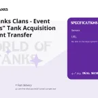 World of Tanks Clans - Event Maneuvers Tank Acquisition with Account Transfer