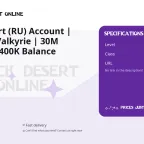 Black Desert (RU) Account | Level 18 | Valkyrie | 30M Property | 400K Balance