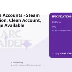 ARC Raiders Accounts - Steam Deluxe Edition, Clean Account, Data Change Available