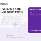RuneScape | OSRS-03 | 1418 Total Level | 226 Quest Points