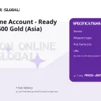 Albion Online Account - Ready Account, 3500 Gold (Asia)