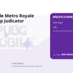 PUBG Mobile Metro Royale Thunderclap Judicator
