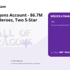 Call of Dragons Account - 86.7M Power, 63 Heroes, Two 5-Star Squads