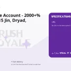 Rush Royale Account - 2000+ Crit, Level 15 Jin, Dryad, Summoner