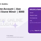 Albion Online Account | Axe Crafter | T4 Stone Miner | 8000 LP