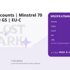 Lost Ark Accounts | Minstrel 70 | Bard 1730 GS | EU-C