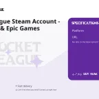 Rocket League Steam Account - Full Access & Epic Games Unlinked