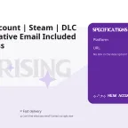 V Rising Account | Steam | DLC Bundle | Native Email Included | Full Access
