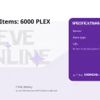 EVE Online Items: 6000 PLEX