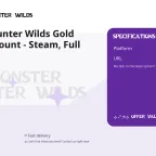 Monster Hunter Wilds Gold Edition Account - Steam, Full Access