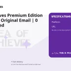Sea of Thieves Premium Edition PC Steam Account with Original Email and 0 Hours
