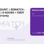 STEAM ACCOUNT | REMATCH - Pro Edition | 0 HOURS + FIRST EMAIL | Warranty