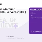 Sea of Thieves Account | Guardians 1000, Servants 1000 | Xbox