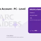 ARC Raiders Account - PC - Level 75