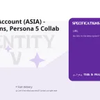 Identity V Account (ASIA) - Limited Skins, Persona 5 Collab