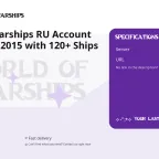 World of Warships RU Account Registered 2015 with 120+ Ships