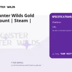 Monster Hunter Wilds Gold Edition Account | Steam | Global