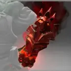 Dota 2 Immortal Item: Genuine Blistering Shade of the Crimson Witness (Wraith King)