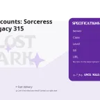 Lost Ark Accounts: Sorceress 1720 GS Legacy 315