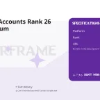 Warframe Accounts Rank 26 2033 Platinum
