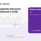 League of Legends Personal Account - Diamond 3 EUW