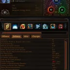 Path of Exile Account - Level 95 Witch (Curse of the Allflame)