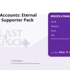 Last Epoch Accounts: Eternal Vanquisher Supporter Pack (Steam)