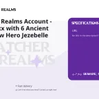 Watcher of Realms Account - Server 60xxx with 6 Ancient Lords & New Hero Jezebelle
