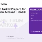 Escape from Tarkov Prepare for Escape Edition Account | RU/CIS | PvP