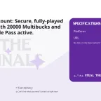 The Finals Account | Full Access | 20000 Multibucks | Season 6 Battle Pass
